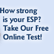 How strong is your ESP? Take our free online test!